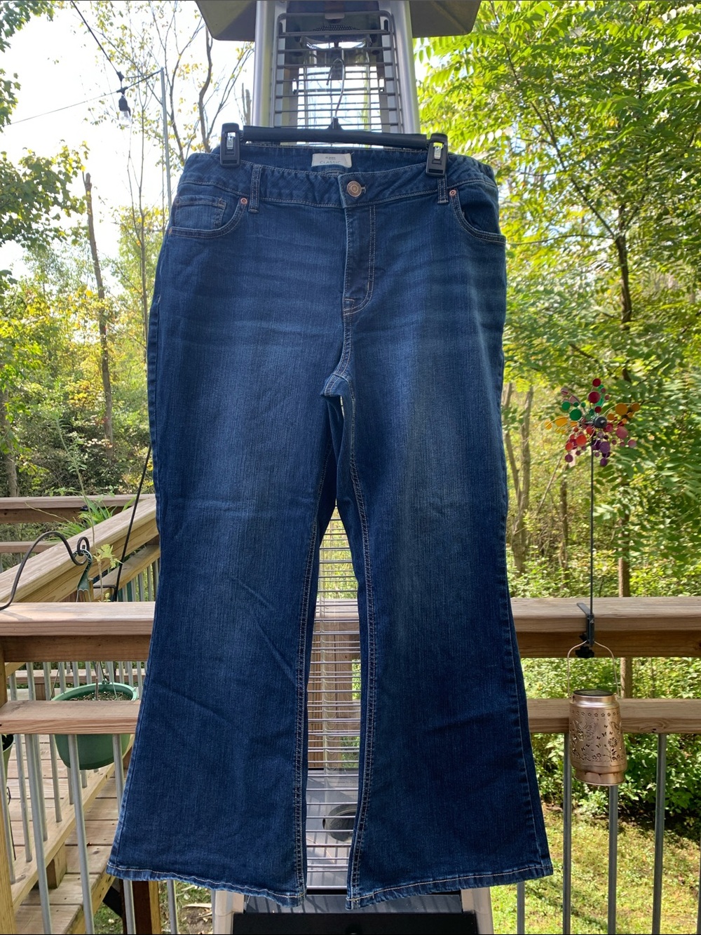 Maurices Dark Blue Flare Jeans